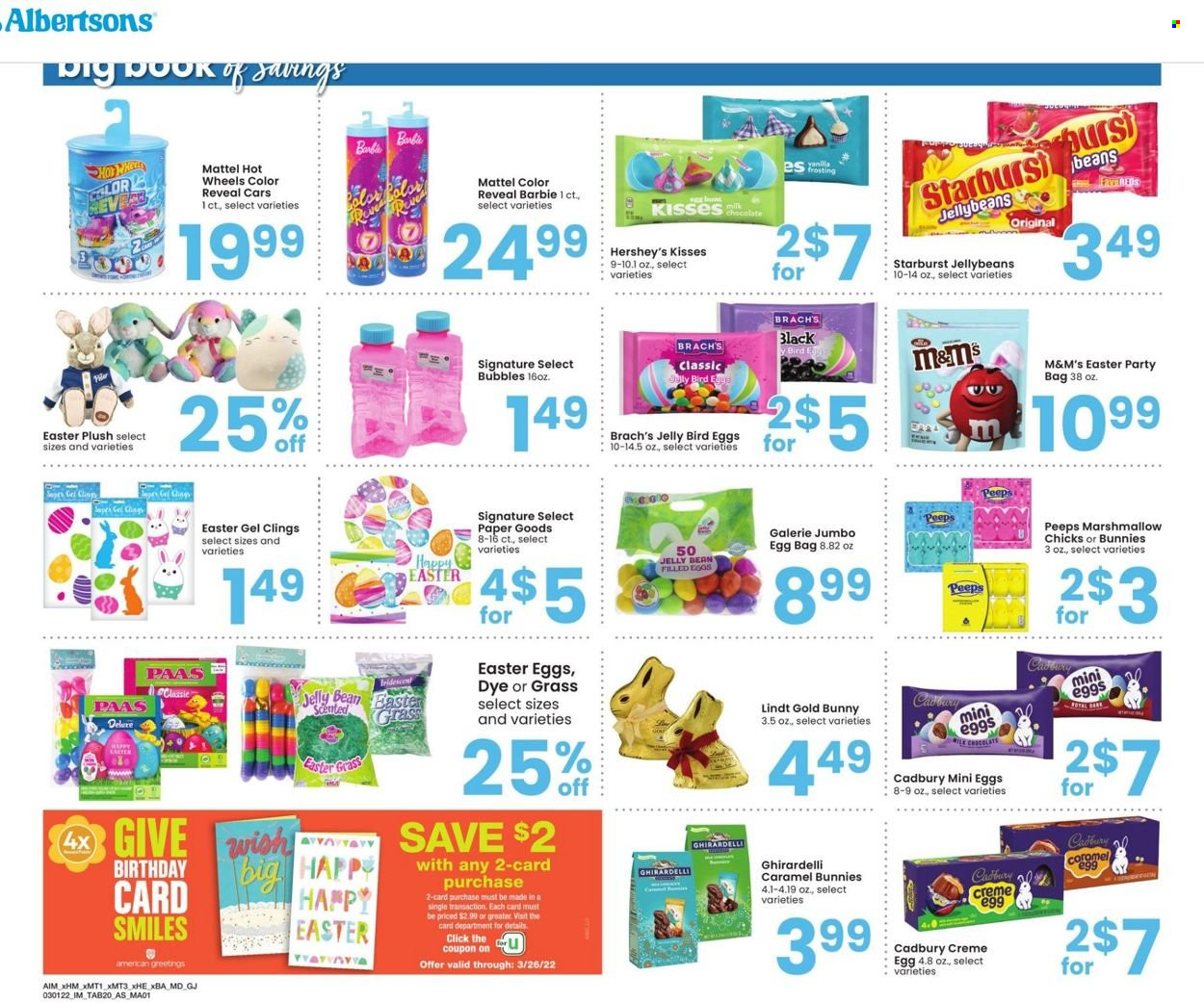 Albertsons ad - 03/01/2022 - 03/28/2022. Page 20