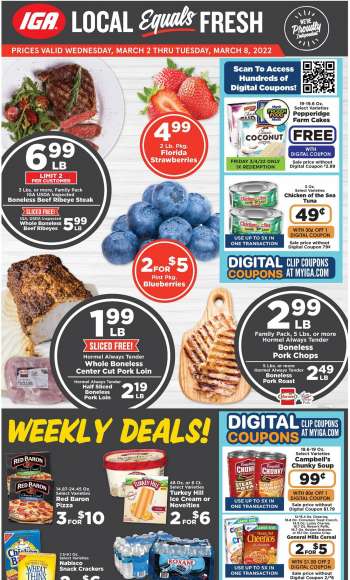IGA Flyer - 03/02/2022 - 03/08/2022.