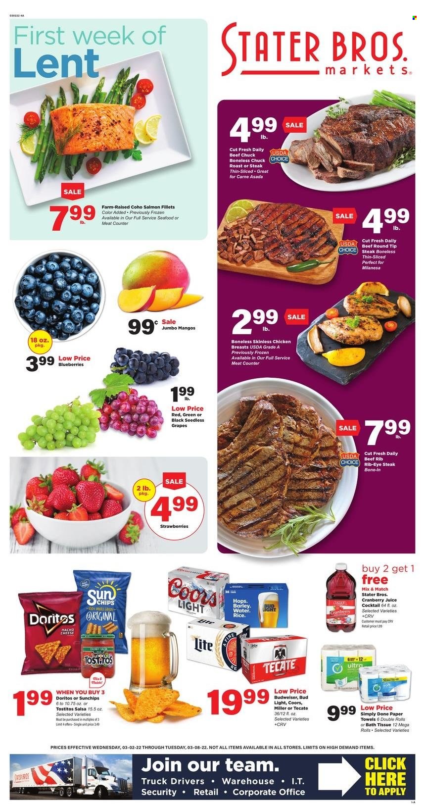Stater Bros. ad - 03/02/2022 - 03/08/2022. Page 1