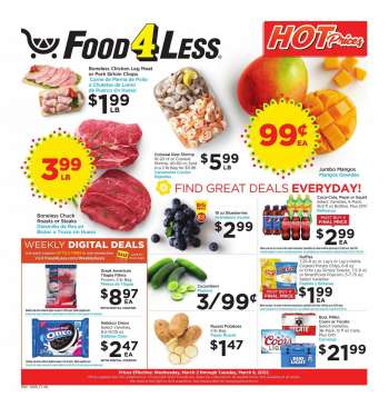 Food 4 Less Flyer - 03/02/2022 - 03/08/2022.