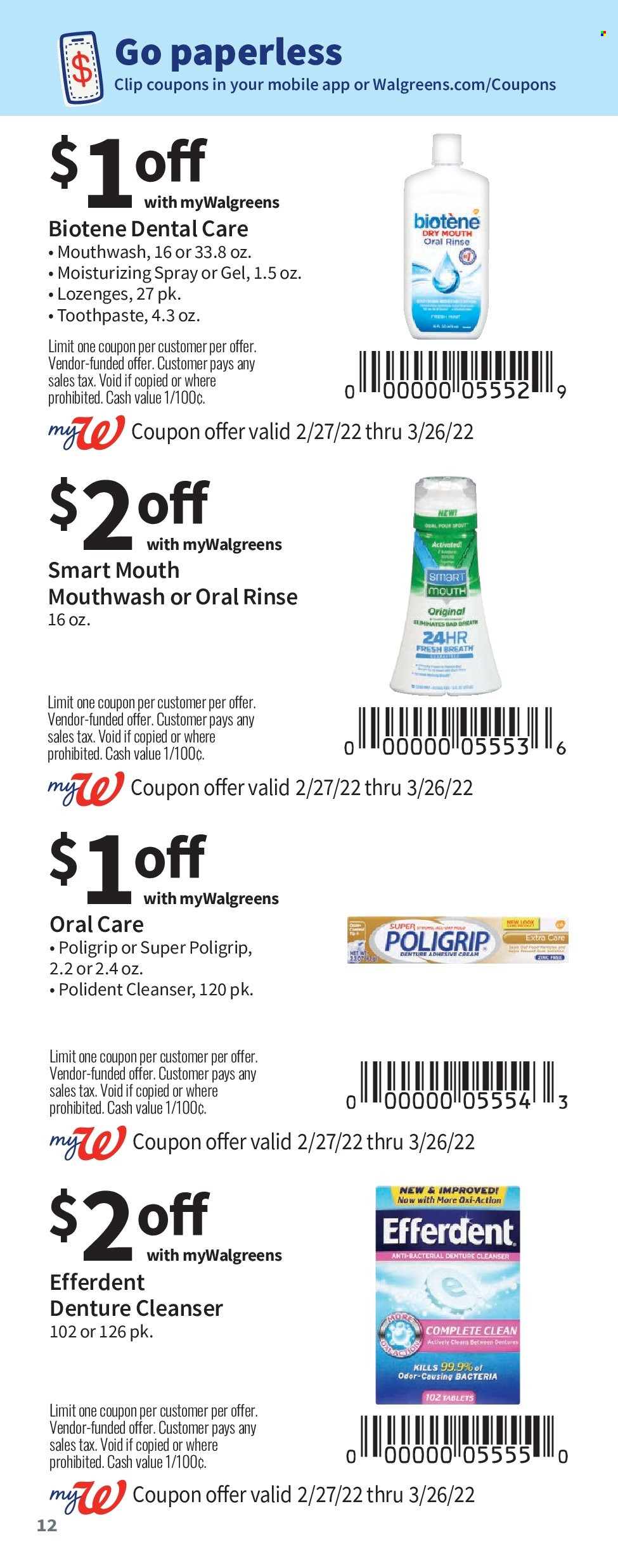 Walgreens ad - 02/27/2022 - 03/26/2022. Page 12