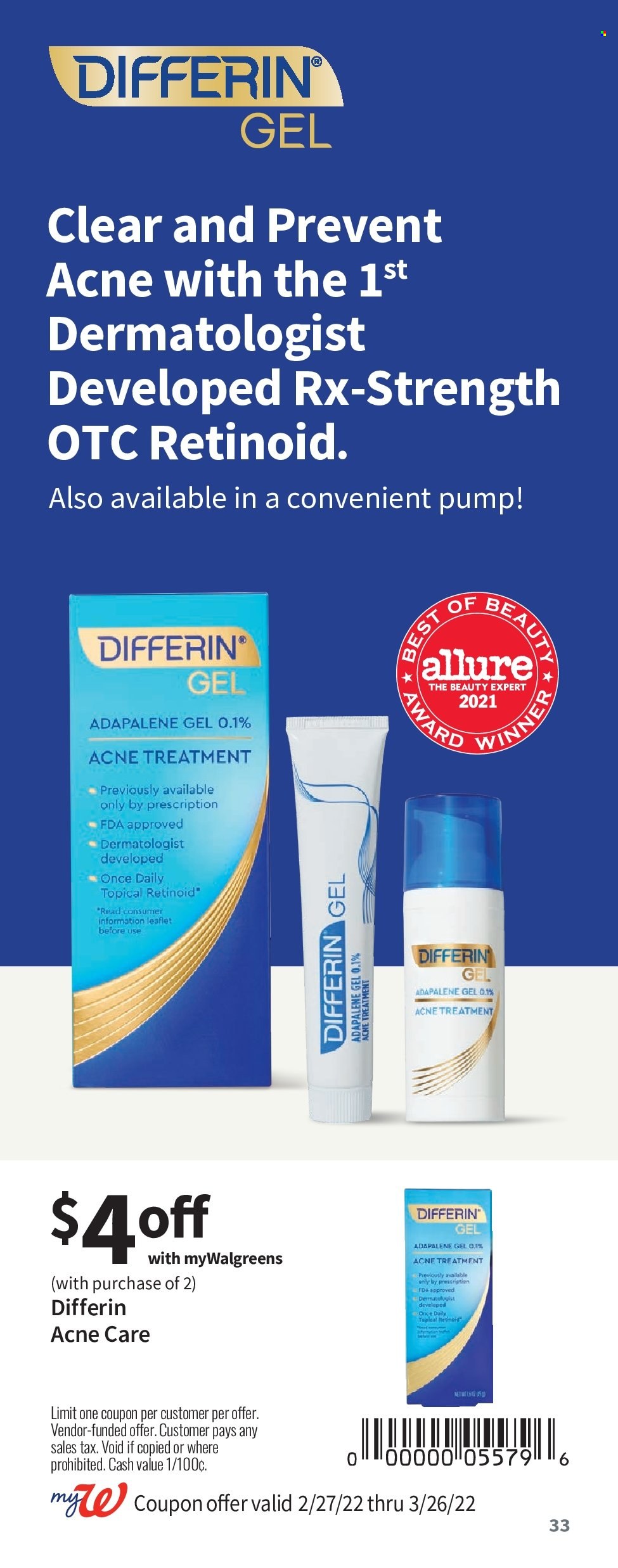 Walgreens ad - 02/27/2022 - 03/26/2022. Page 33