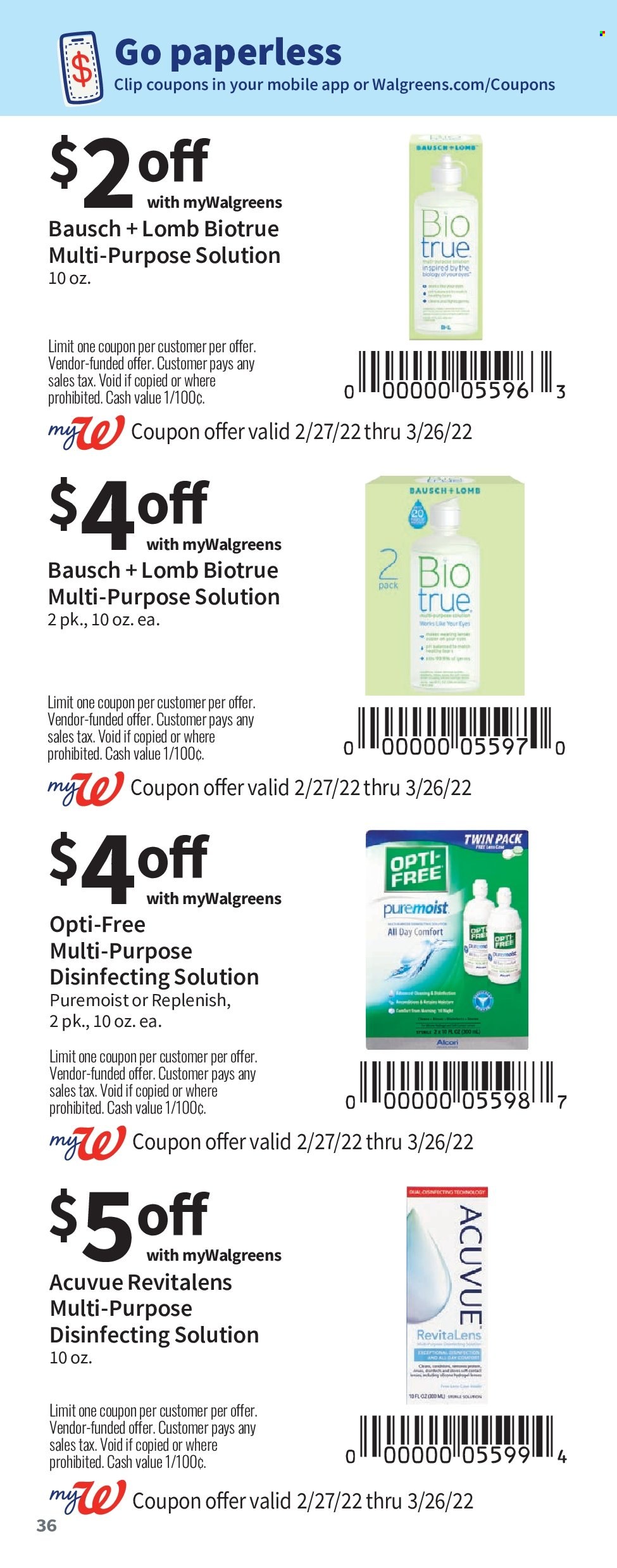 Walgreens ad - 02/27/2022 - 03/26/2022. Page 36