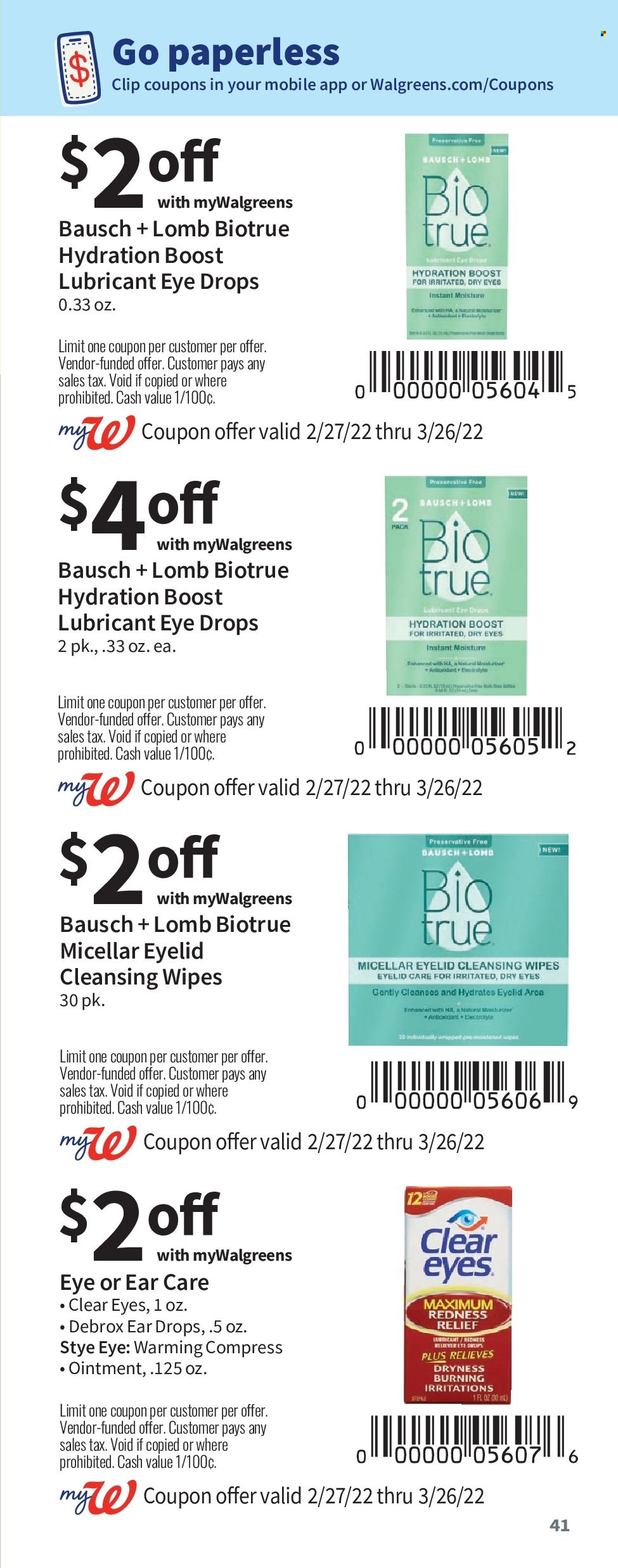 Walgreens ad - 02/27/2022 - 03/26/2022. Page 41