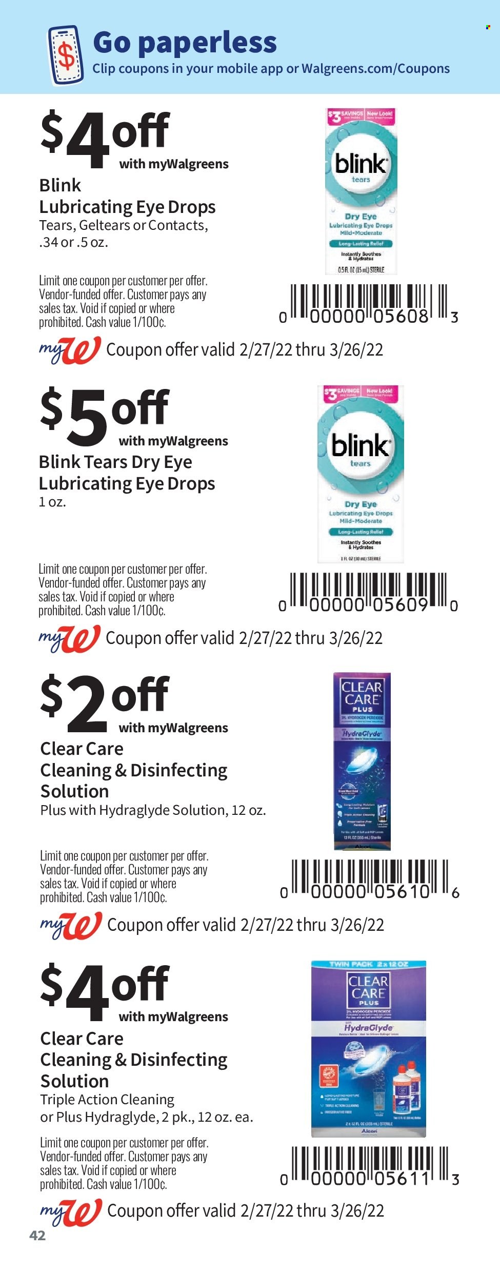 Walgreens ad - 02/27/2022 - 03/26/2022. Page 42