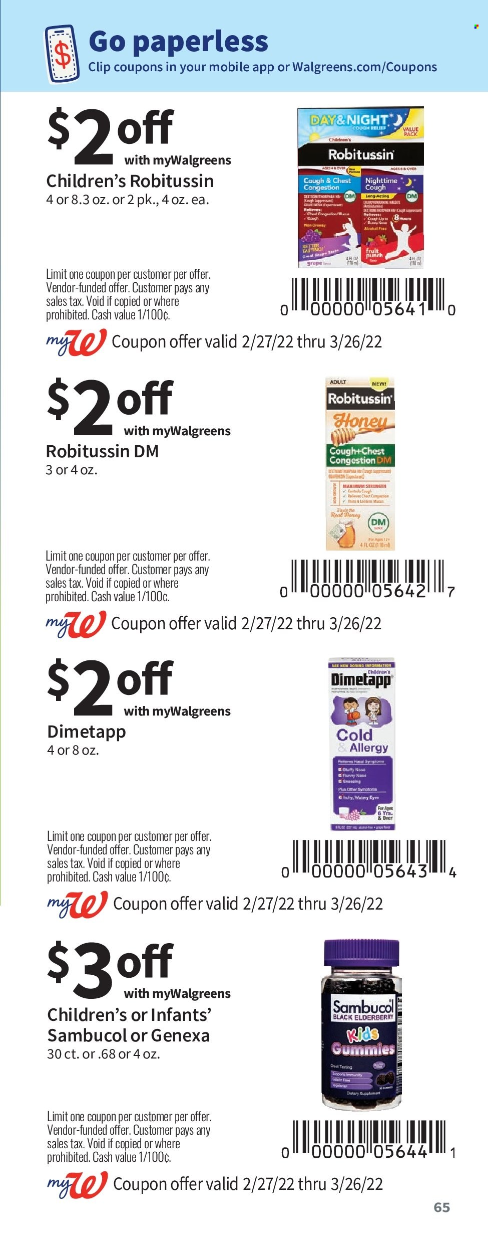 Walgreens ad - 02/27/2022 - 03/26/2022. Page 65