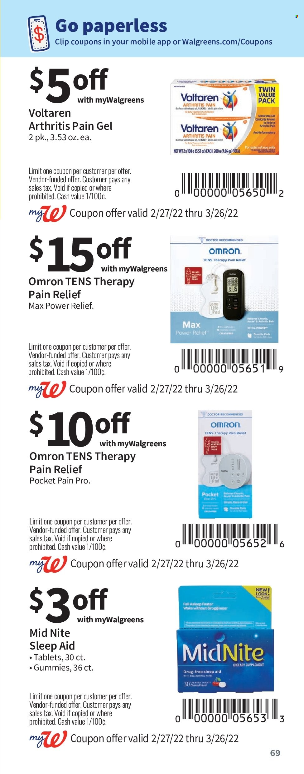 Walgreens ad - 02/27/2022 - 03/26/2022. Page 69