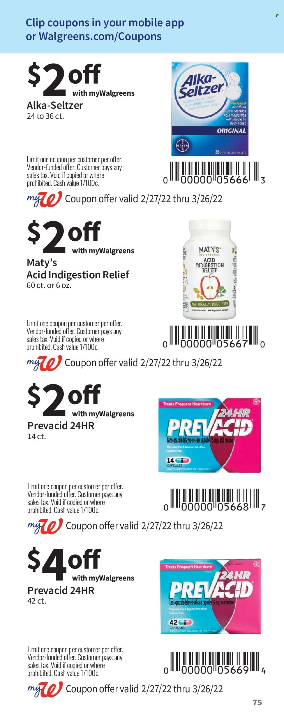 Walgreens ad - 02/27/2022 - 03/26/2022. Page 75