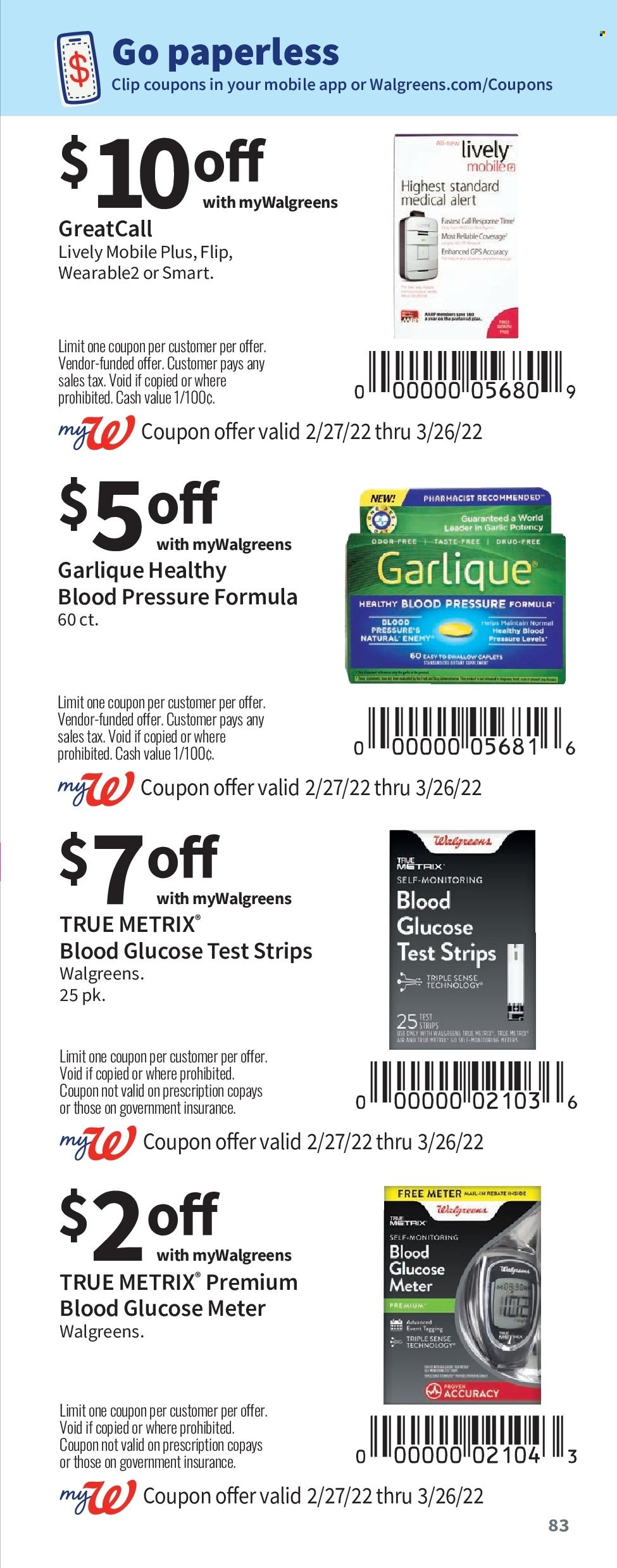 Walgreens ad - 02/27/2022 - 03/26/2022. Page 83