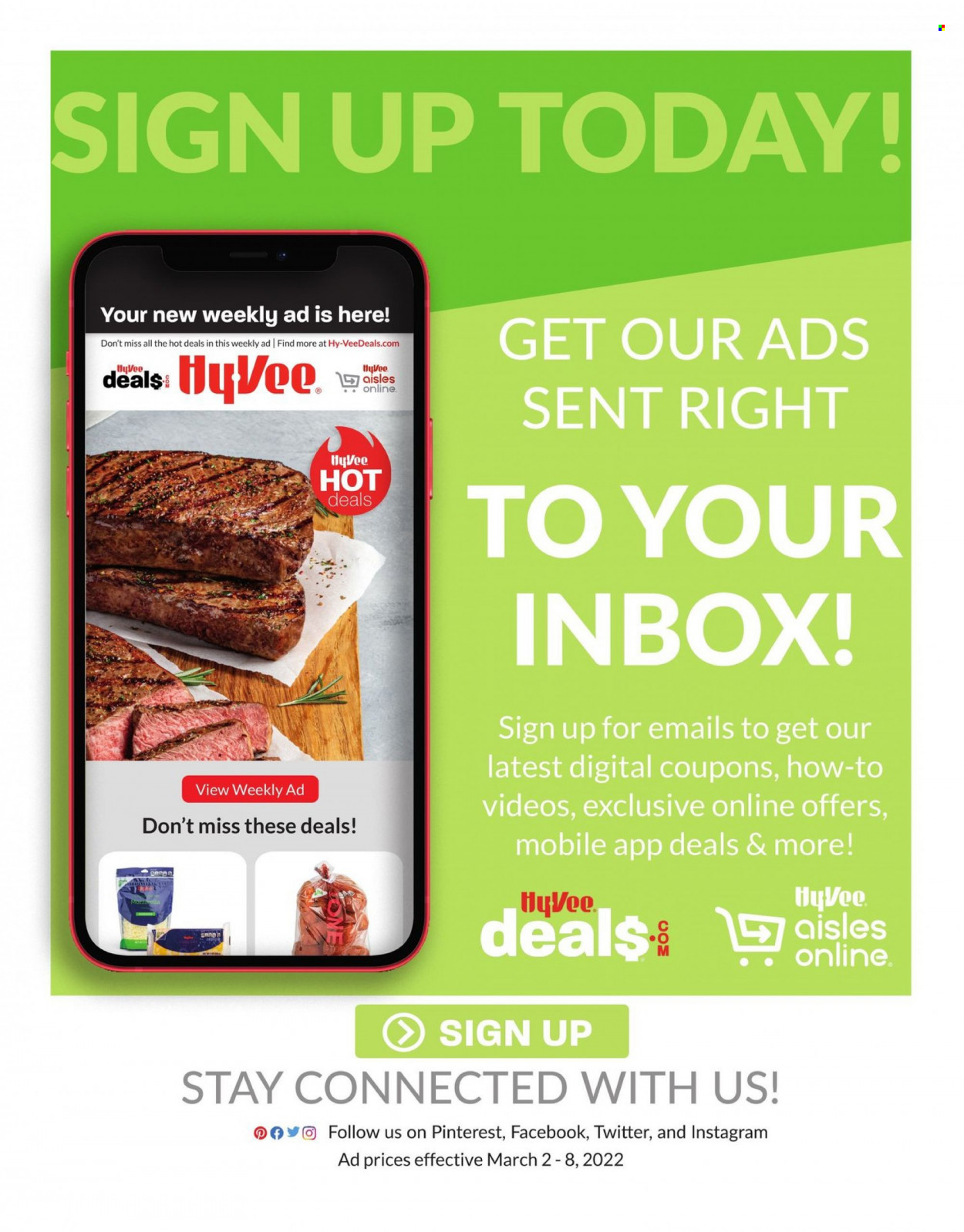 Hy-Vee ad - 03/02/2022 - 03/08/2022. Page 40