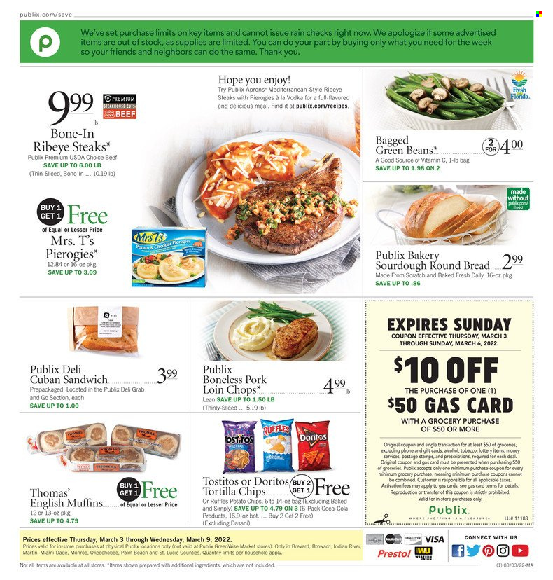 Publix ad - 03/03/2022 - 03/09/2022. Page 1