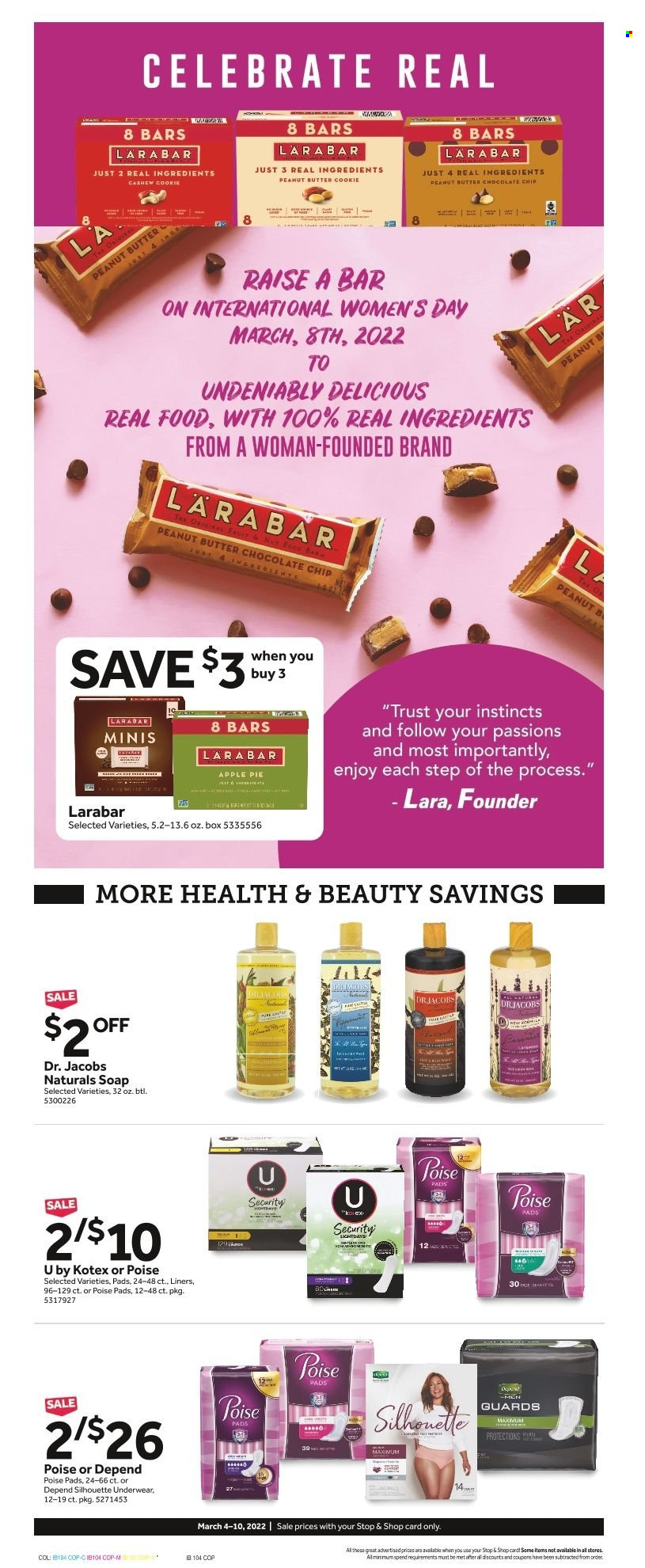 Stop & Shop ad - 03/04/2022 - 03/10/2022. Page 10
