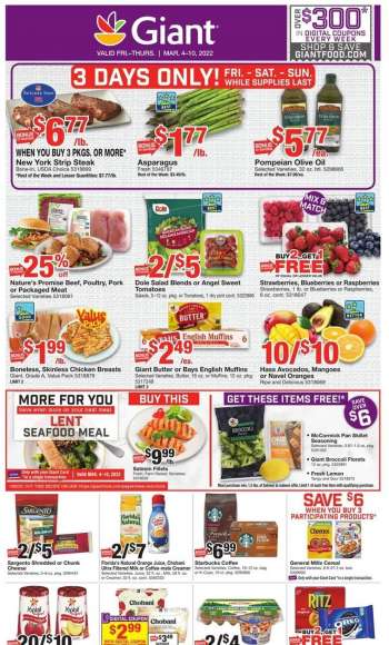 Giant Food Flyer - 03/04/2022 - 03/10/2022.