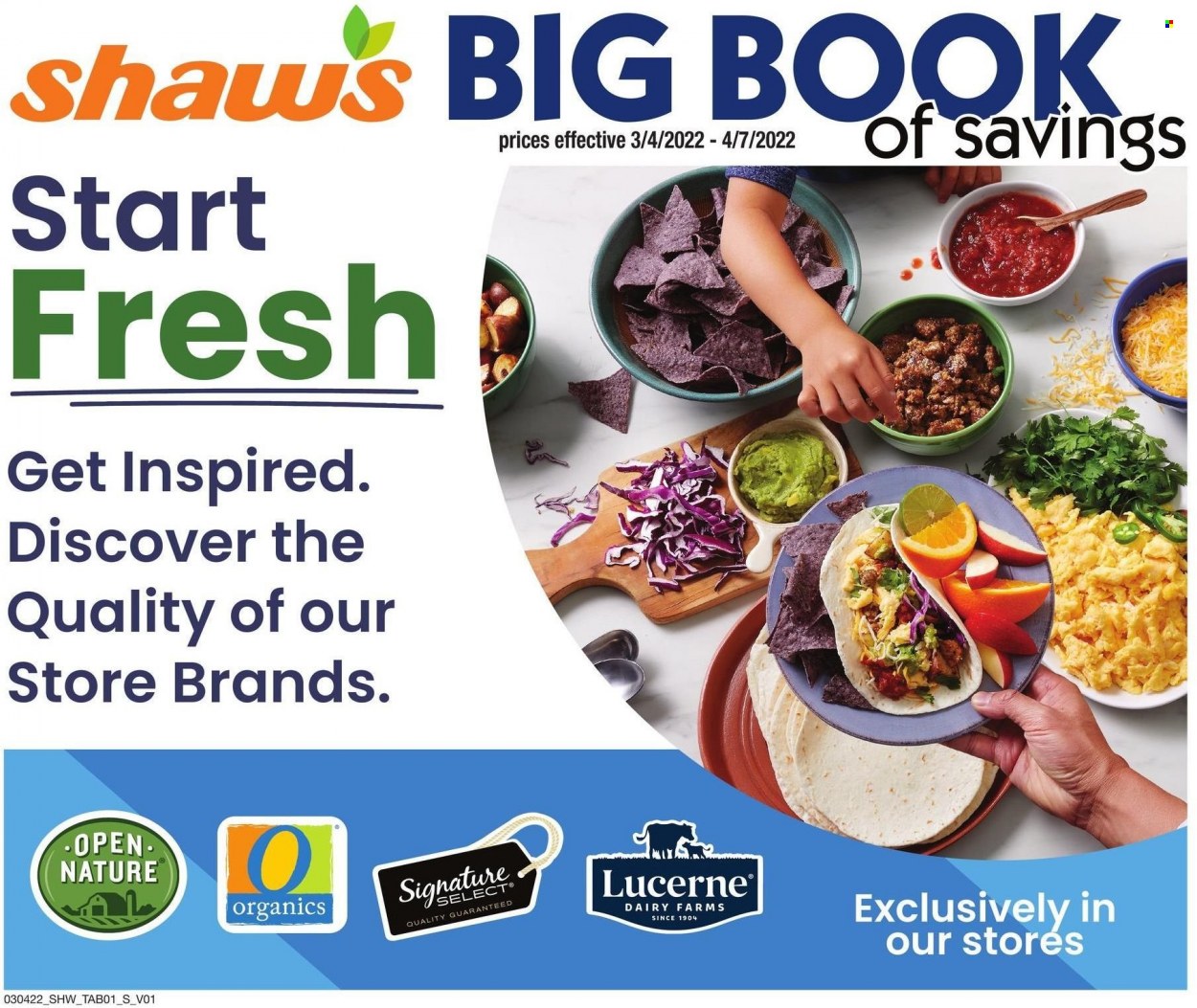 Shaw’s ad - 03/04/2022 - 04/07/2022. Page 1