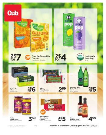 Cub Foods Flyer - 03/06/2022 - 03/26/2022.