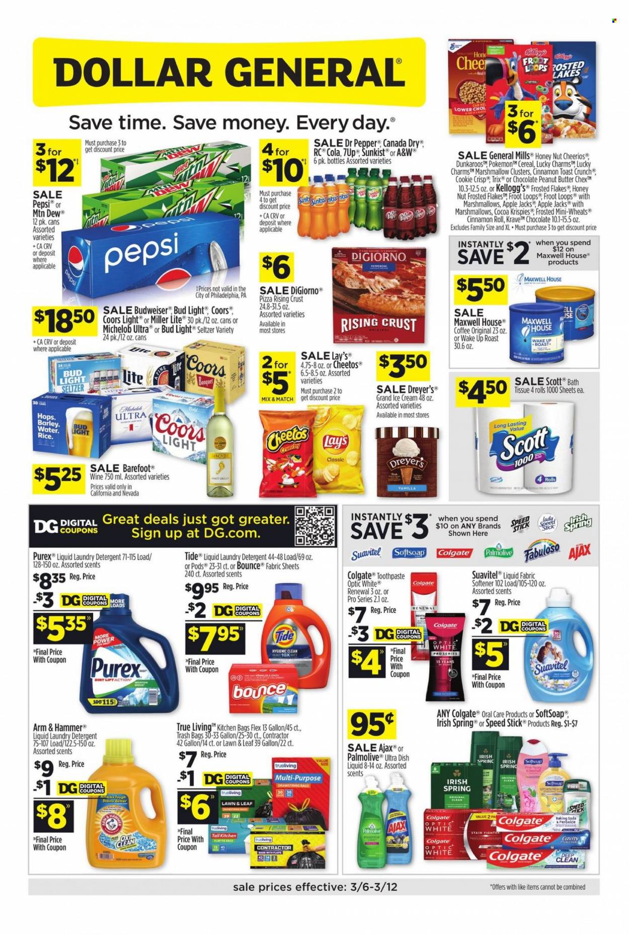 Dollar General ad - 03/06/2022 - 03/12/2022. Page 1