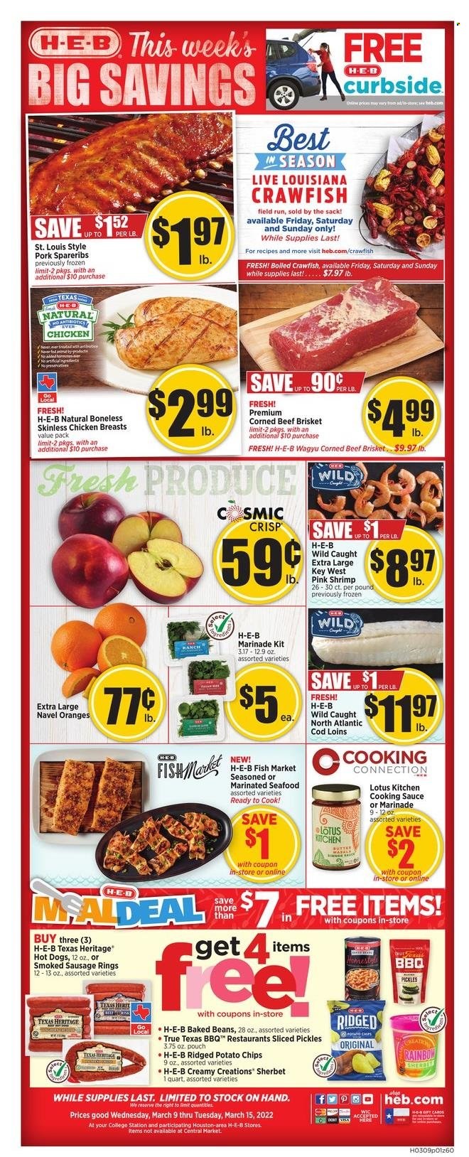 H-E-B ad - 03/09/2022 - 03/15/2022. Page 1