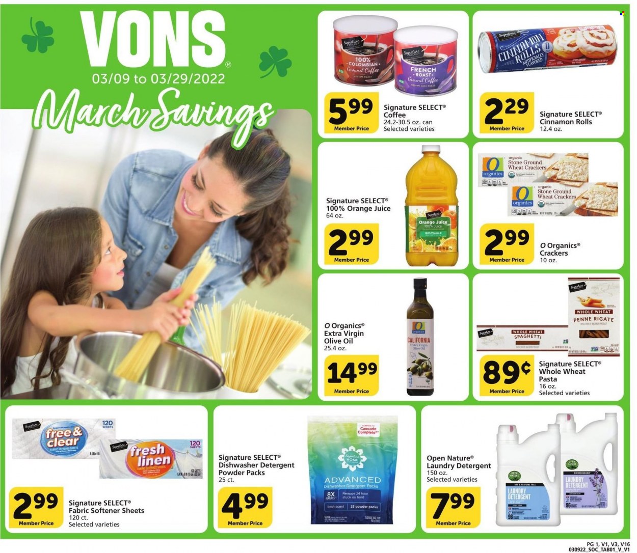 Vons ad - 03/09/2022 - 03/29/2022. Page 1