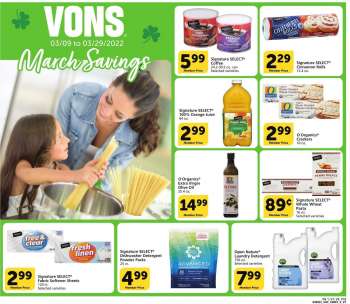 Vons Flyer - 03/09/2022 - 03/29/2022.