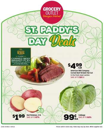 Grocery Outlet Flyer - 03/09/2022 - 03/15/2022.