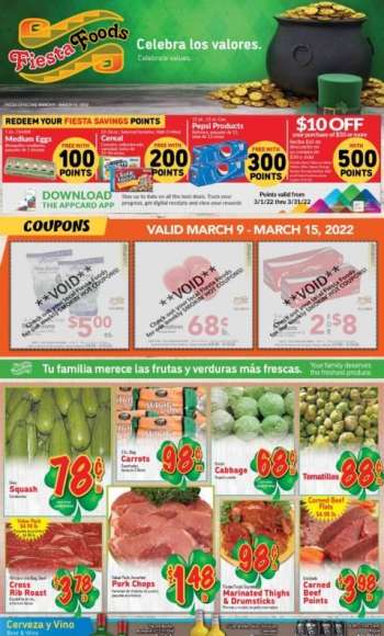 Fiesta Foods SuperMarkets Flyer - 03/09/2022 - 03/15/2022.