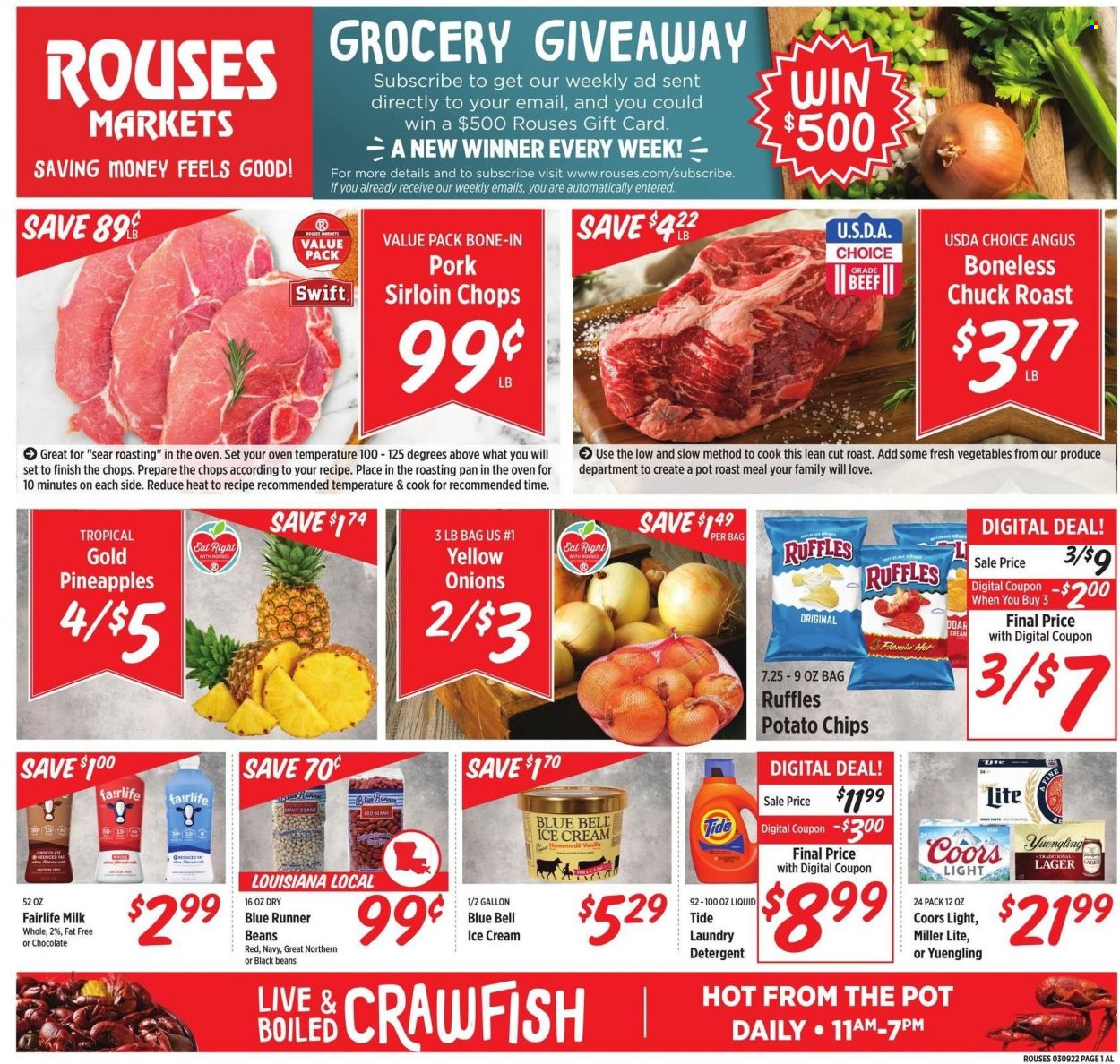 Rouses Markets ad - 03/09/2022 - 03/16/2022. Page 1