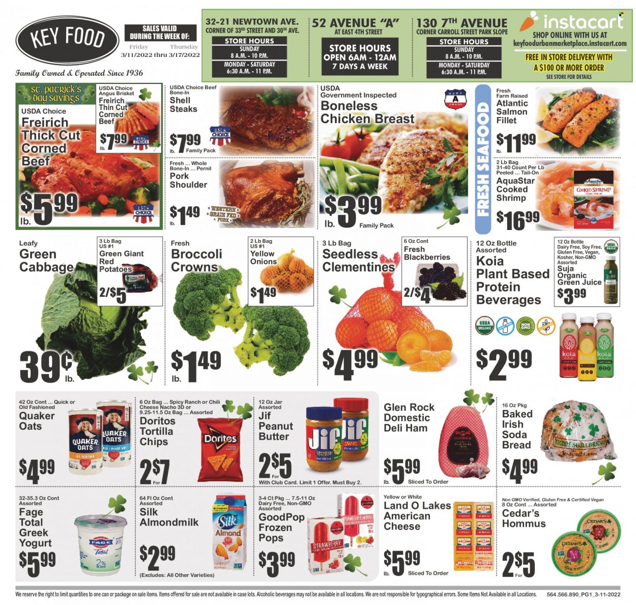 Key Food ad - 03/11/2022 - 03/17/2022. Page 1