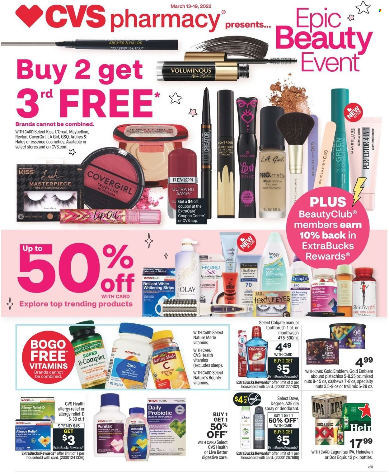 CVS Pharmacy ad - 03/13/2022 - 03/19/2022. Page 1