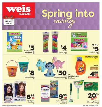 Weis Flyer - 03/10/2022 - 04/20/2022.