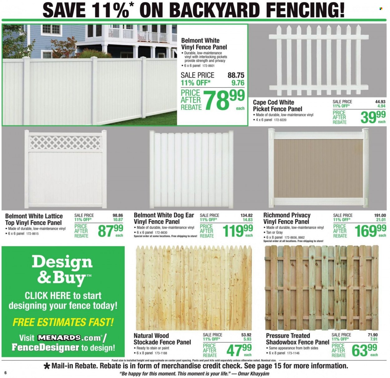 Menards ad - 03/10/2022 - 03/19/2022. Page 9