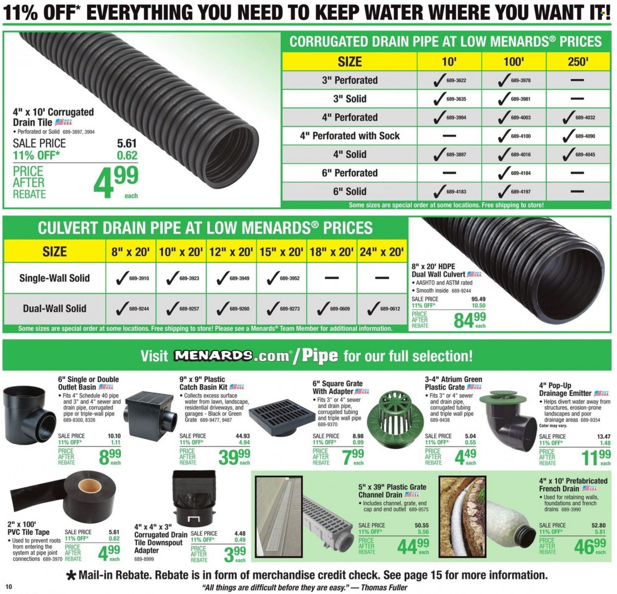 Menards ad - 03/10/2022 - 03/19/2022. Page 14