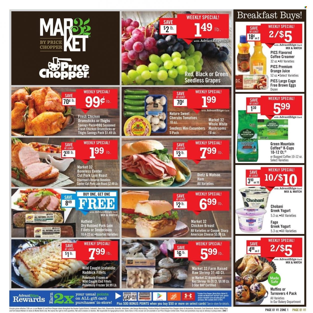 Price Chopper ad - 03/13/2022 - 03/19/2022. Page 1