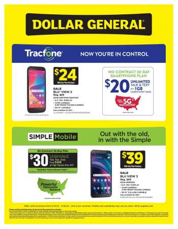 Dollar General Flyer - 03/13/2022 - 04/16/2022.