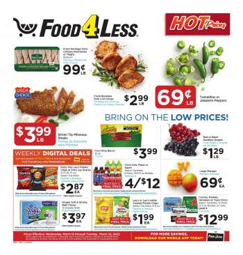 Food 4 Less Flyer - 03/16/2022 - 03/22/2022.