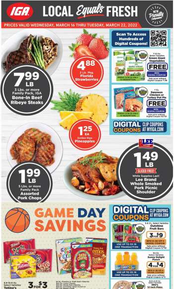 IGA Flyer - 03/16/2022 - 03/22/2022.