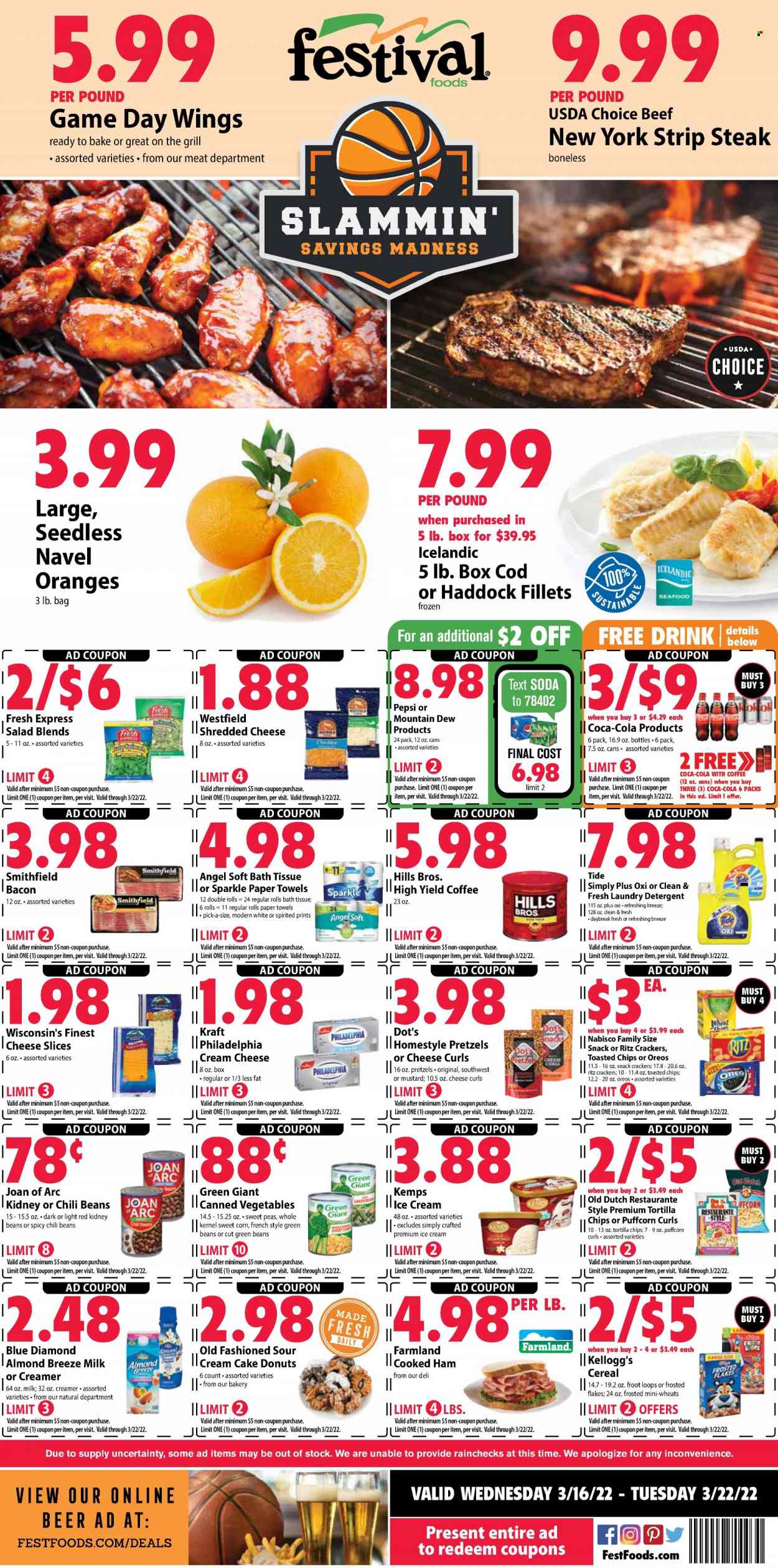 Festival Foods ad - 03/16/2022 - 03/22/2022. Page 1