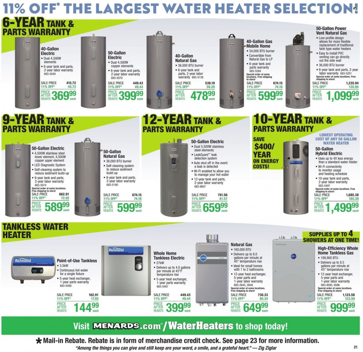 Menards ad - 03/17/2022 - 03/26/2022. Page 29