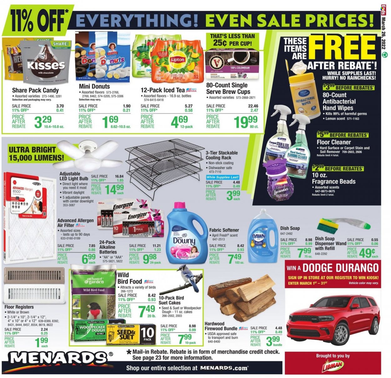 Menards ad - 03/17/2022 - 03/26/2022. Page 32