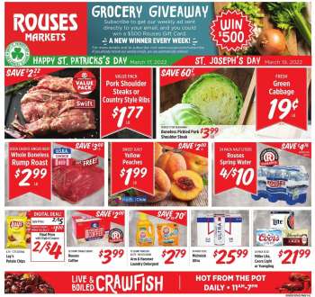 Rouses Markets Flyer - 03/16/2022 - 03/23/2022.