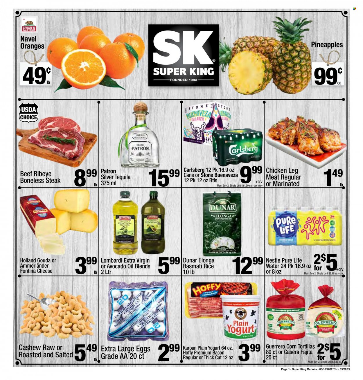 Super King Markets ad - 03/16/2022 - 03/22/2022. Page 1