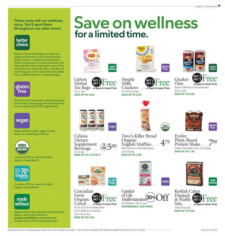 Publix ad - 03/17/2022 - 03/23/2022. Page 1