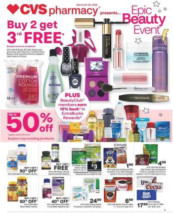 CVS Pharmacy Flyer - 03/20/2022 - 03/26/2022.