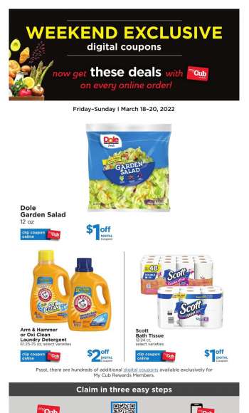 Cub Foods Flyer - 03/18/2022 - 03/20/2022.