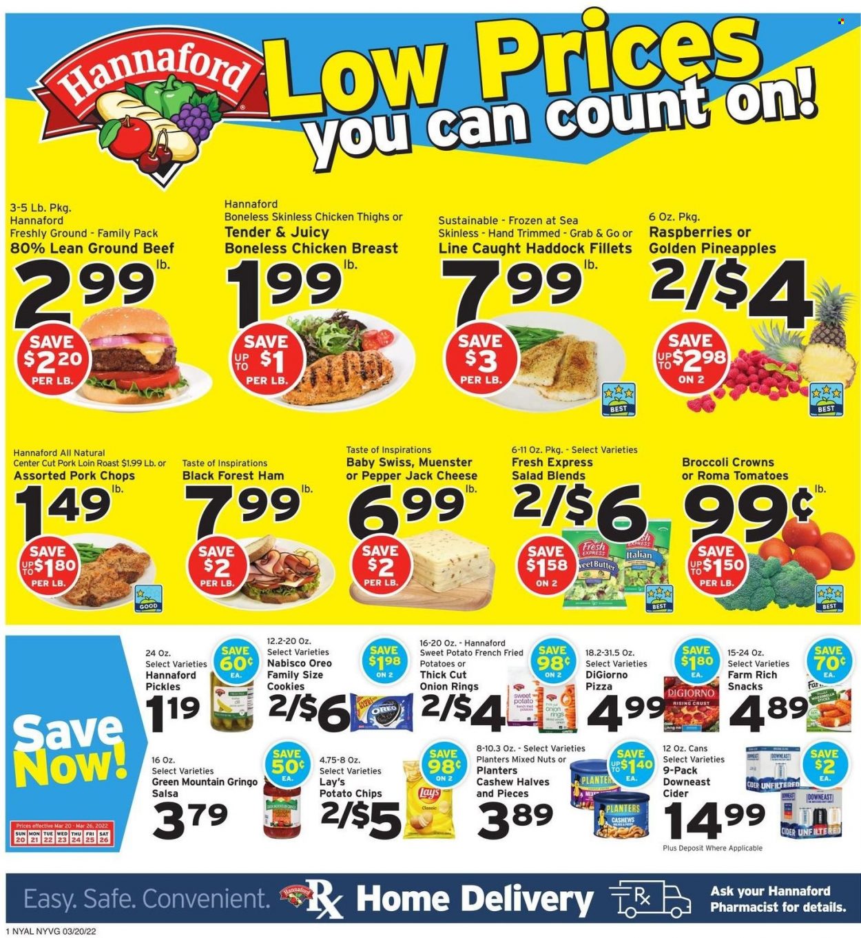 Hannaford ad - 03/20/2022 - 03/26/2022. Page 1