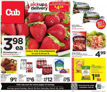 Cub Foods Flyer - 03/20/2022 - 03/26/2022.