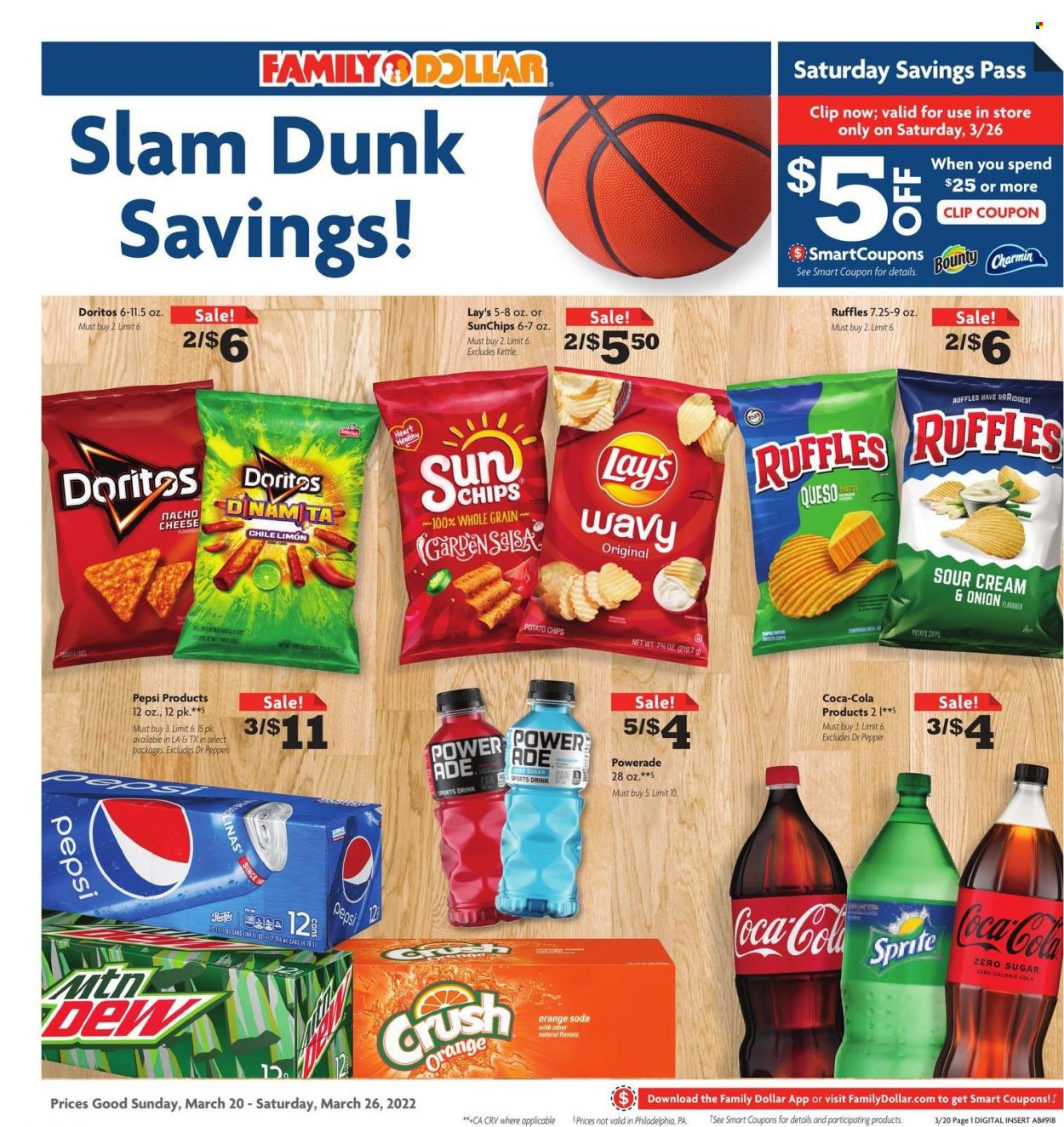 Family Dollar ad - 03/20/2022 - 03/26/2022. Page 1