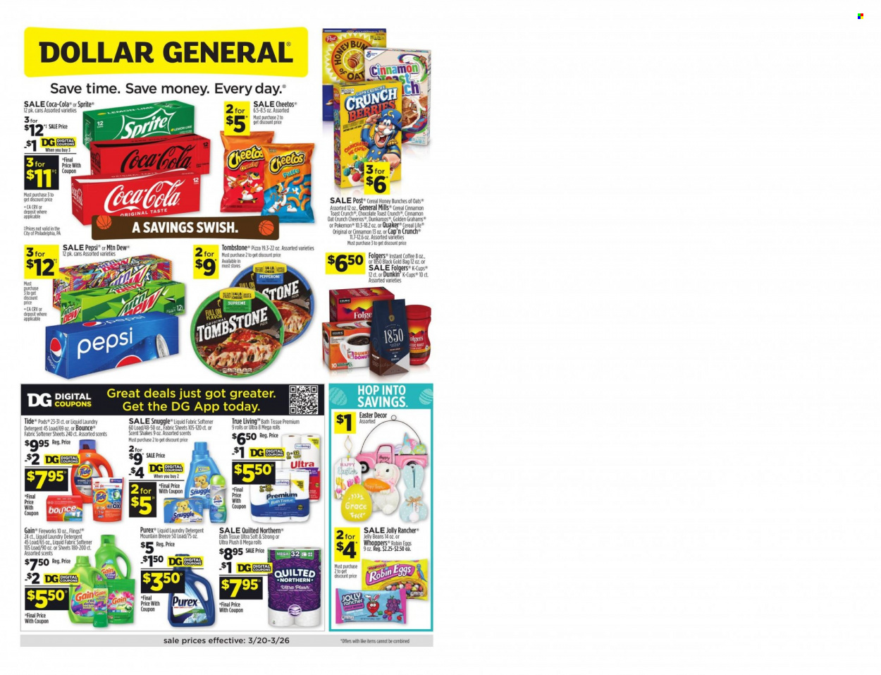 Dollar General ad - 03/20/2022 - 03/26/2022. Page 1