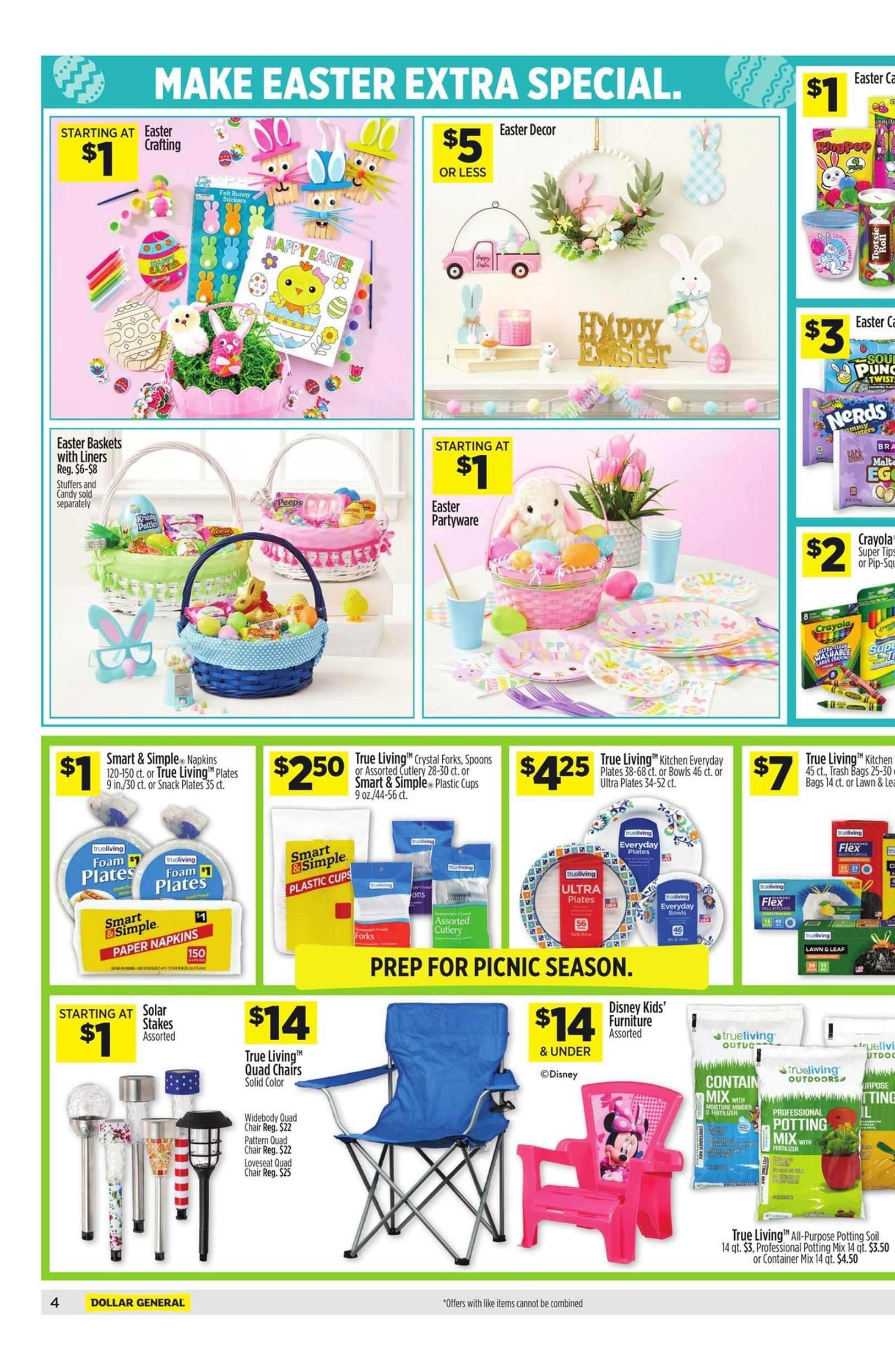 Dollar General ad - 03/20/2022 - 03/26/2022. Page 4