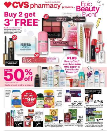 CVS Pharmacy Flyer - 03/27/2022 - 04/02/2022.