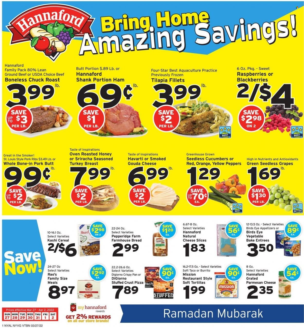 Hannaford ad - 03/27/2022 - 04/02/2022. Page 1